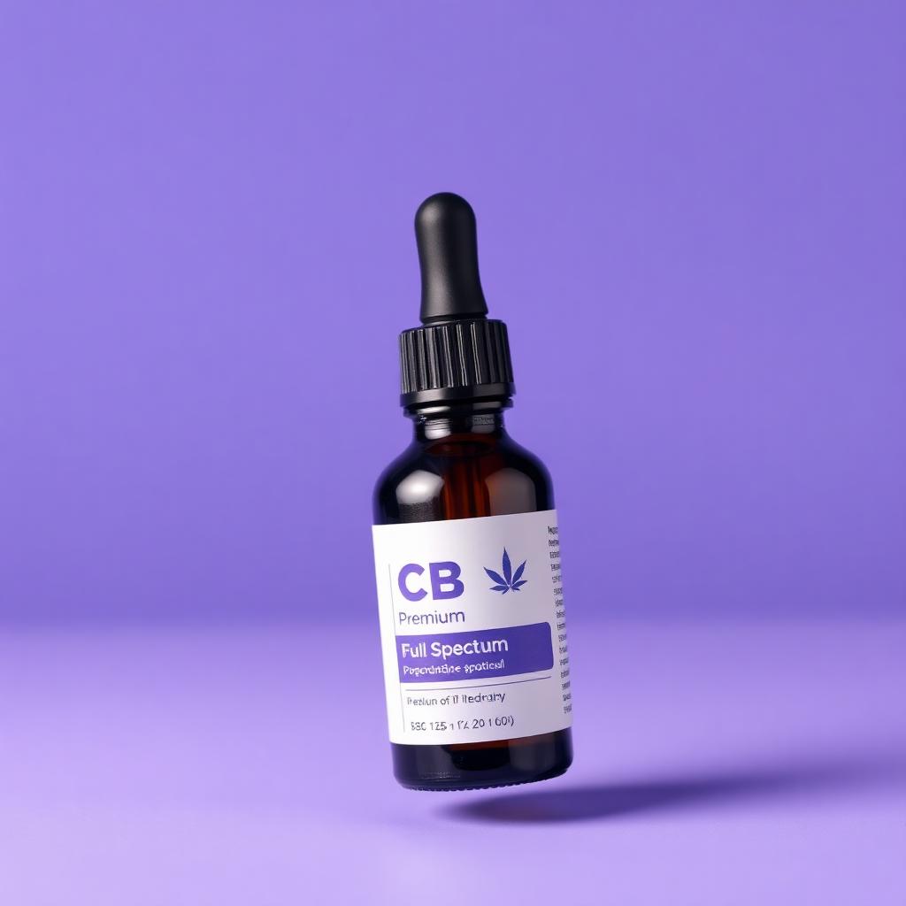 Velunis CBD DE AT Vollspektrum Mundöl Fläschchen mit Pipette